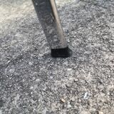 Vintage coffee table chrome and glass