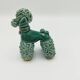 Lot of 2 royal poodles in 1960s spaghetti ceramic
