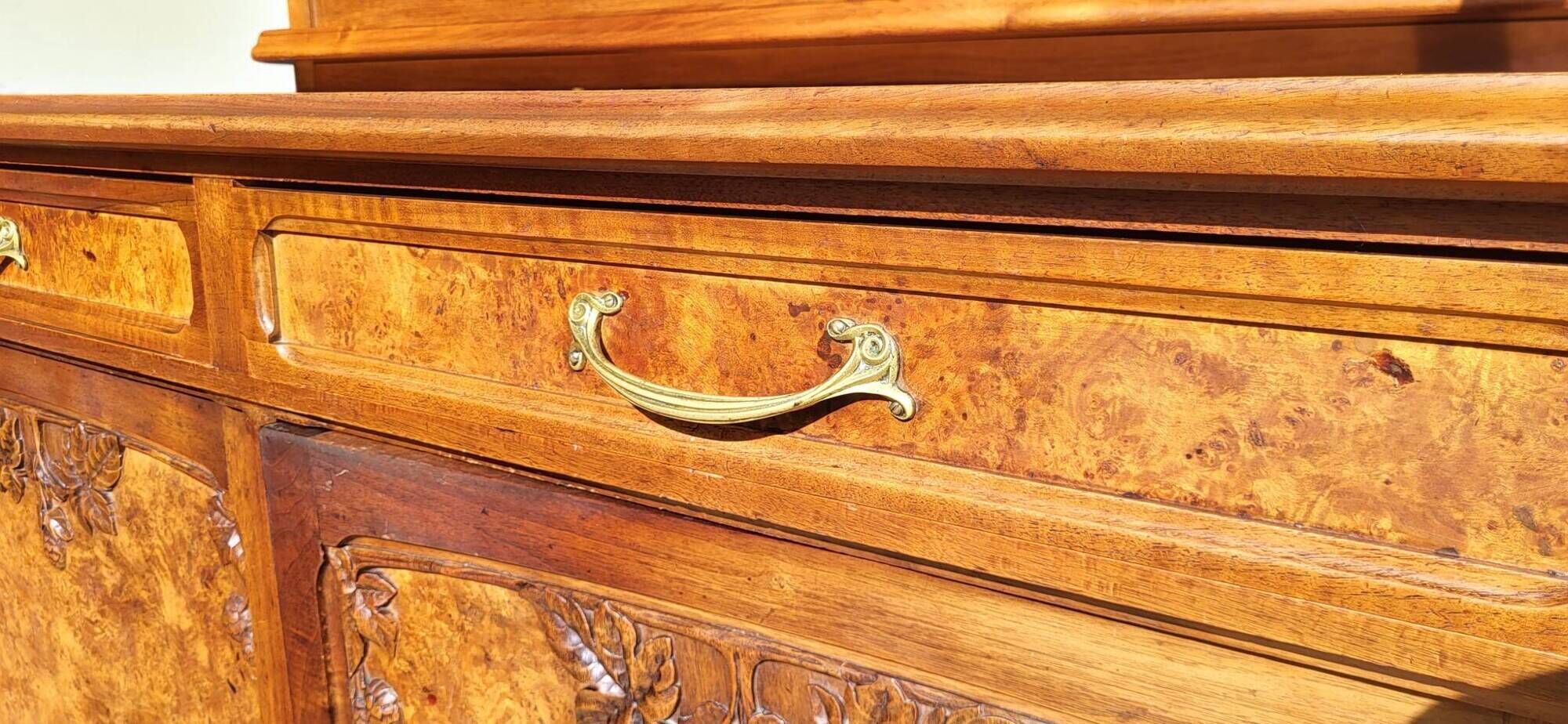 Buffet 2 corps Art Nouveau, Ecole de Nancy, 1900