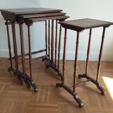 Wooden nesting tables
