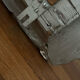 Large antique baroque mirror with angel decorations.