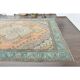 1970s Vintage Persian Handmade Wool Cotton Orange Area Rug 278x343