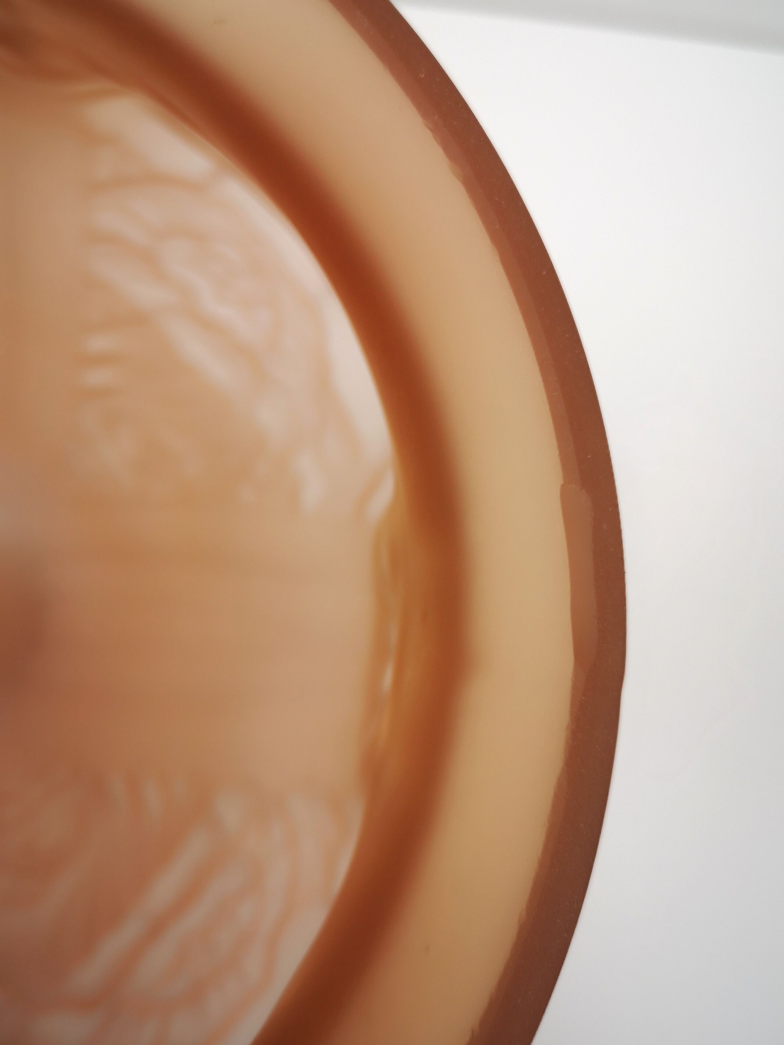 Art deco vase, frosted glass