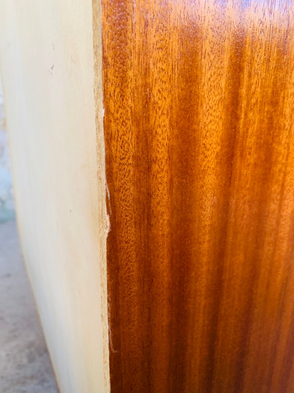 High chest of drawers with 6 drawers, Scandinavian style, circa 60's