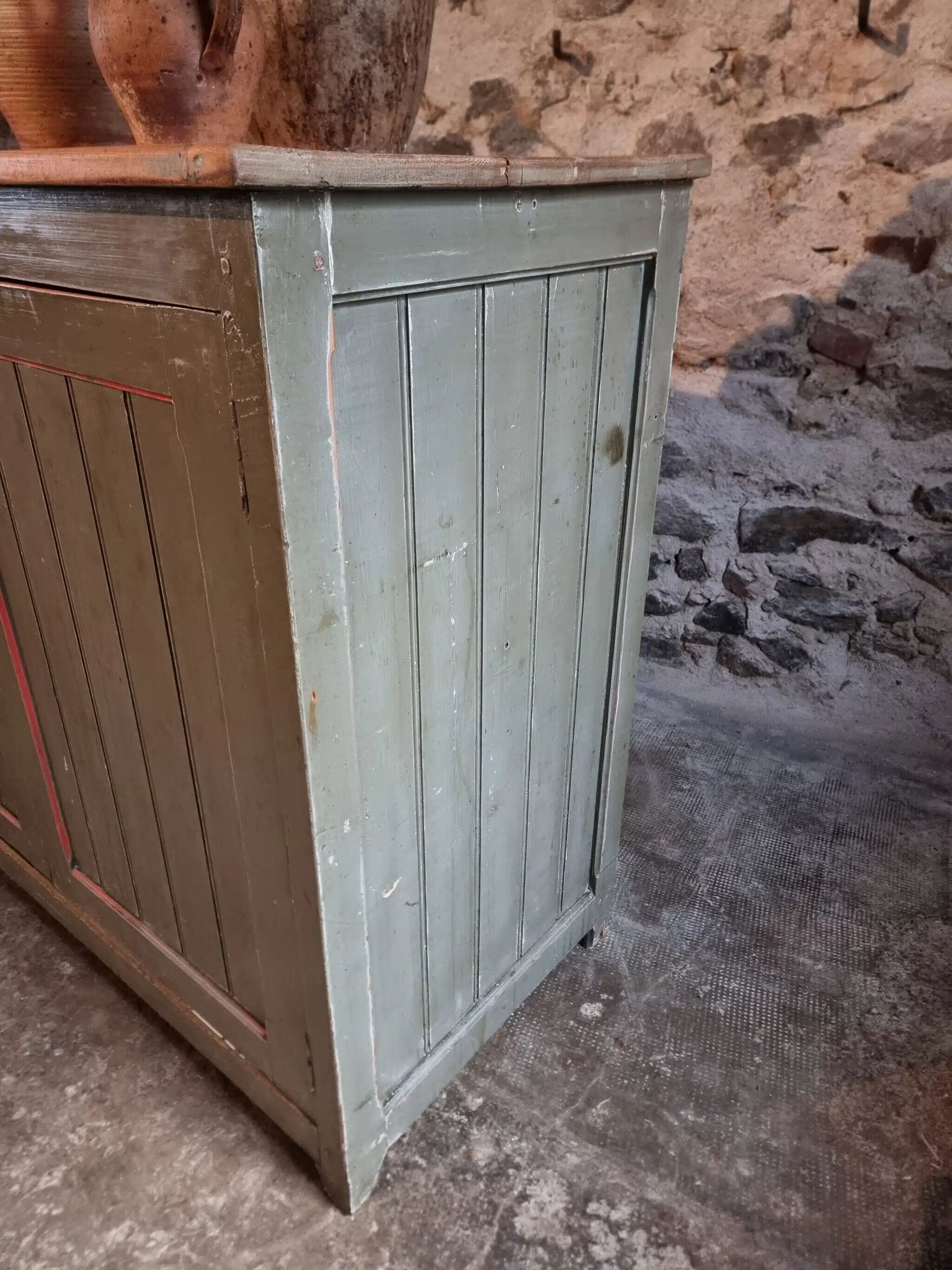 Vintage French pine sideboard – 1930s/1950s