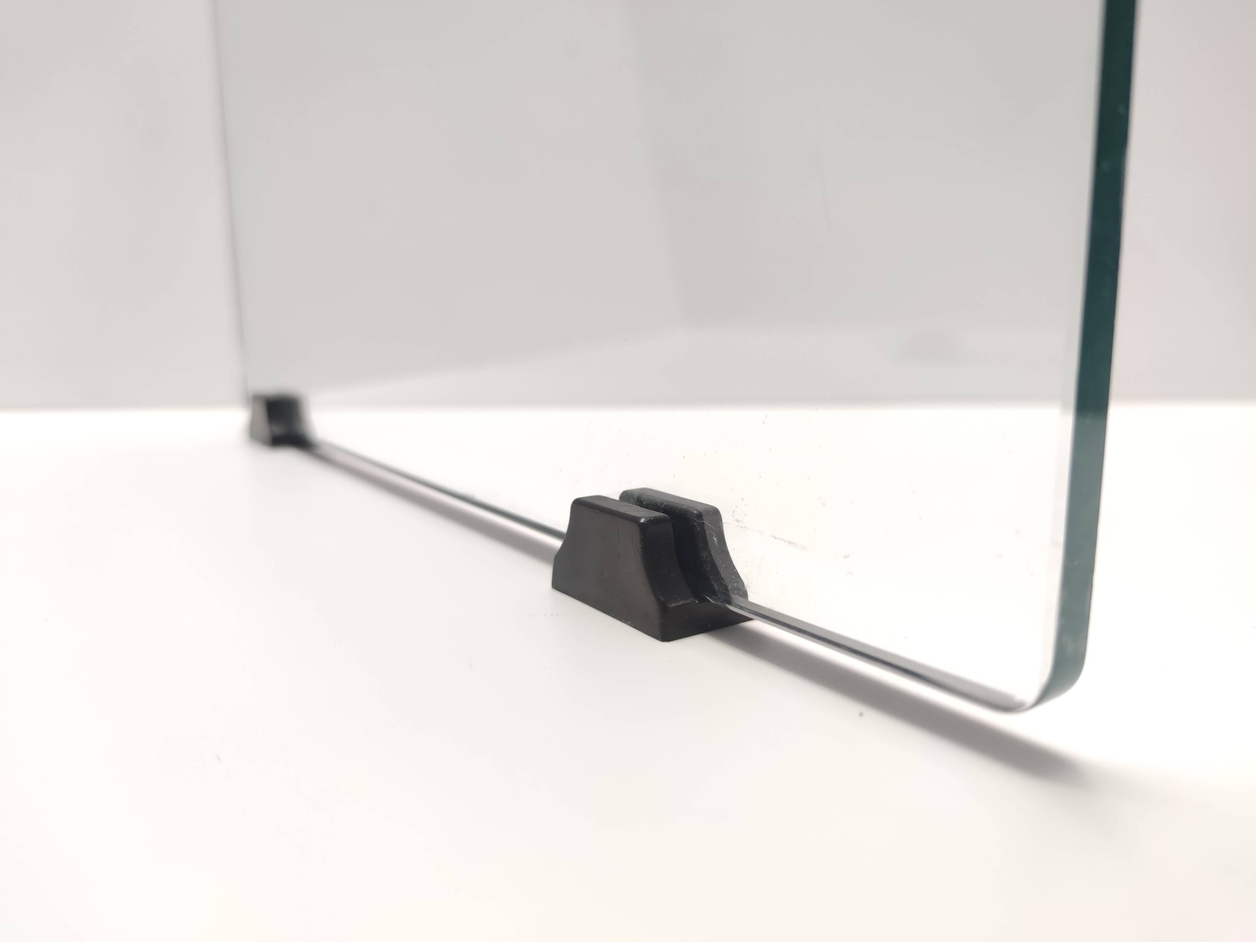 Aquamarine Square Glass Coffee Table