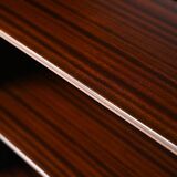 Vintage bookshelf with a door