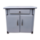 Meuble blanc en tôle émaillée