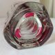 Glass art deco vase