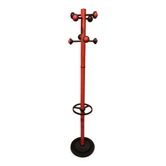 Red coat rack from the UNILUX brand