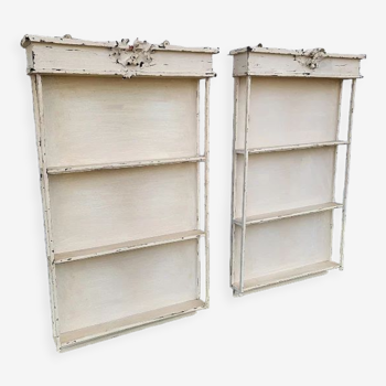 Pair of wall shelves