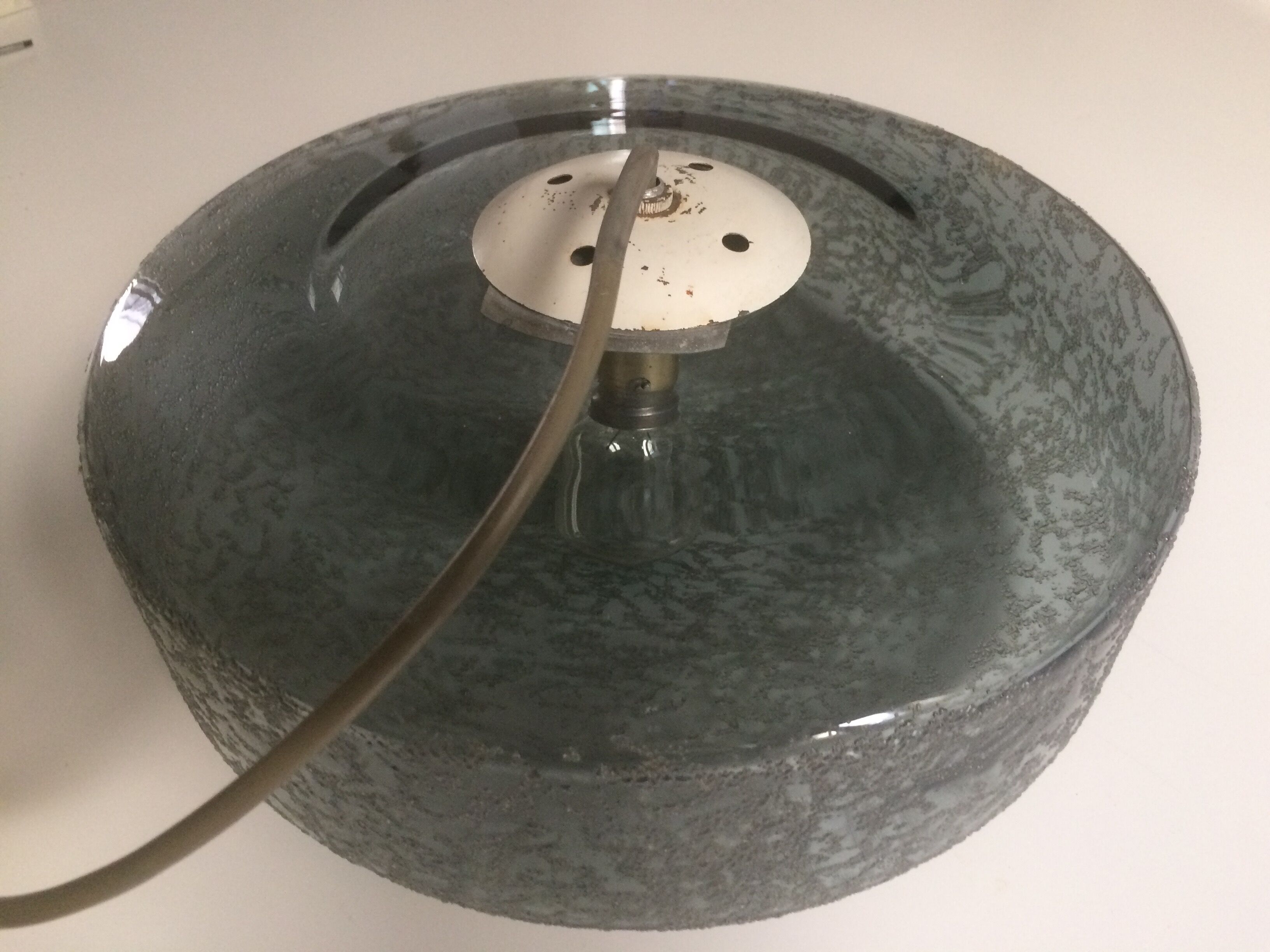 Smoked glass suspension 70s