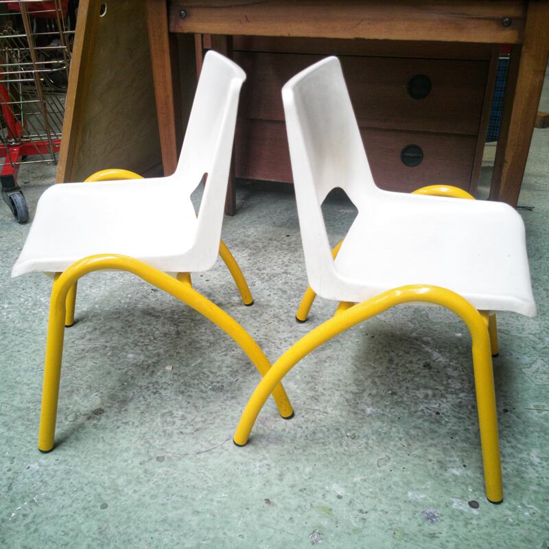Pair of kindergarten chairs