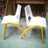 Pair of kindergarten chairs