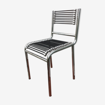 Lot de 4 chaises "sandow" par René Herbst