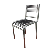 Lot de 4 chaises "sandow" par René Herbst