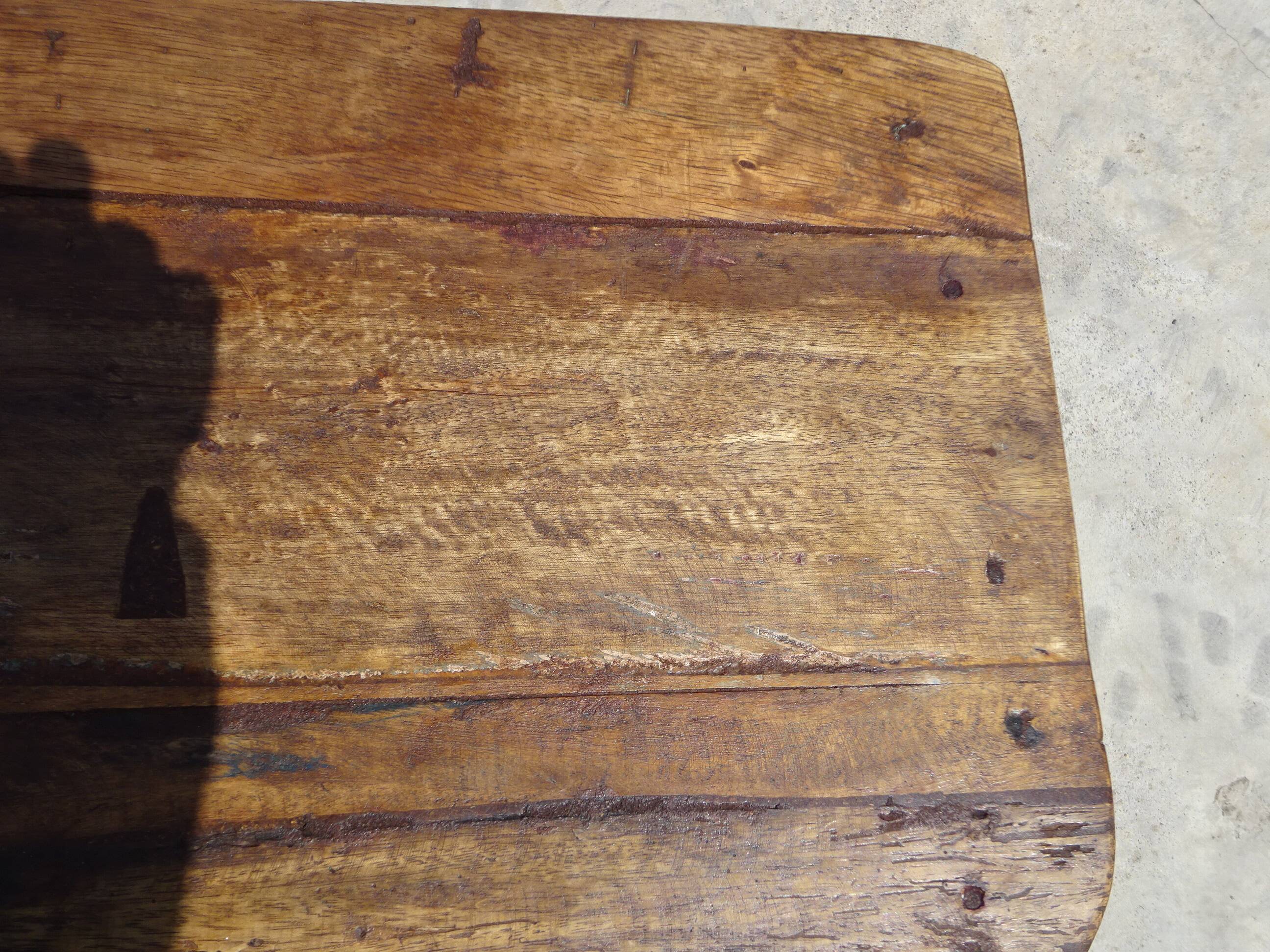 Small wooden canoe furniture, solid teak