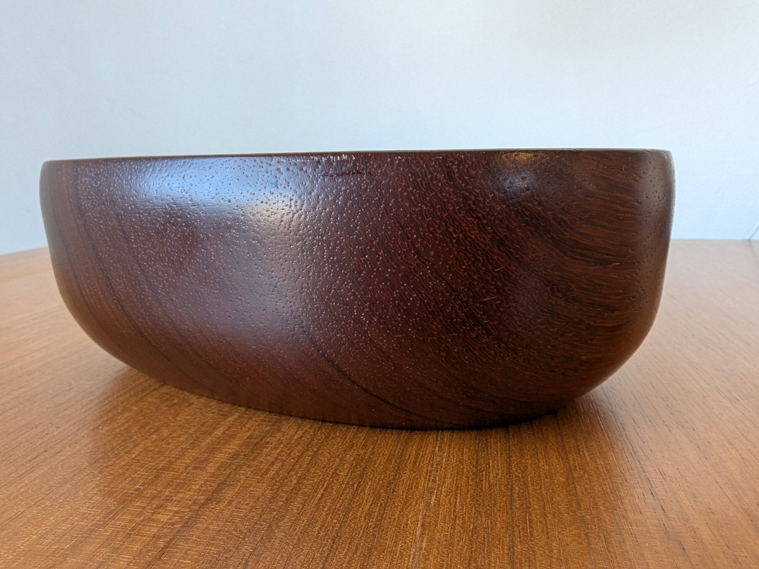 Solid mahogany cup