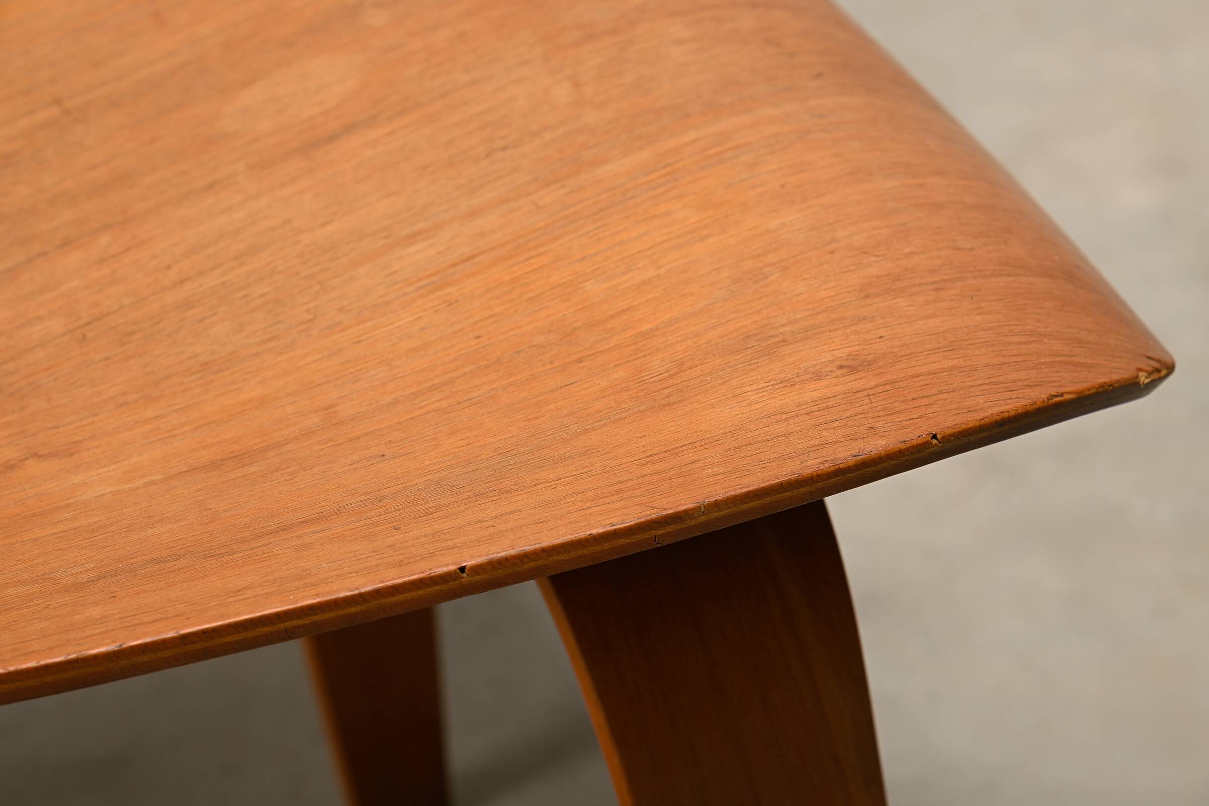 Charles and Ray Eames Early DCW Walnut Plywood Dining Chairs Herman Miller
