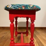 Clark and clark velvet stool