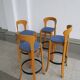 4 tabourets de bar dans le style de Bruno Rey ou Alvar Aalto