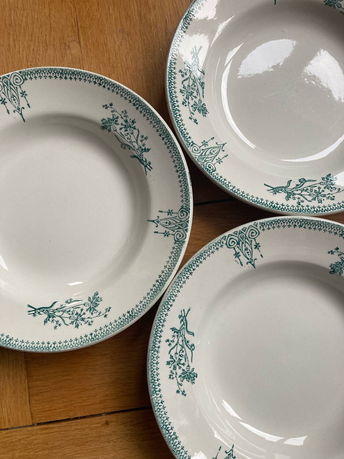 Saint Amand deep plates ironstone