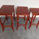 Ensemble de trois tables Pologne Cracovie années 1930