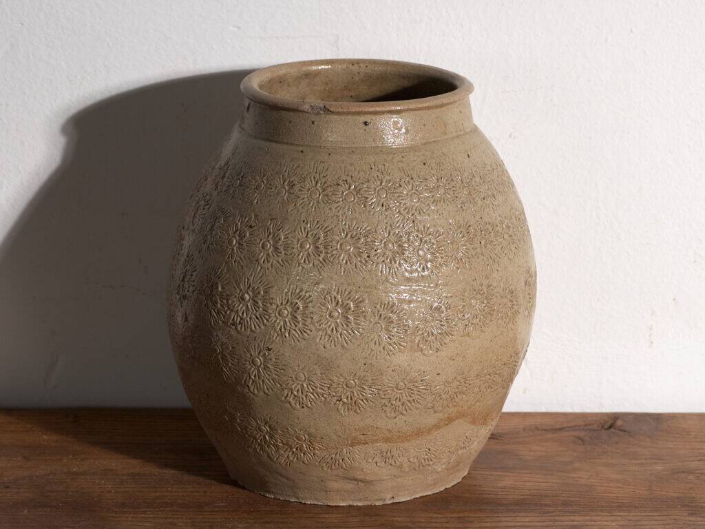Ancient Chinese glazed stoneware vase – China, circa 1900