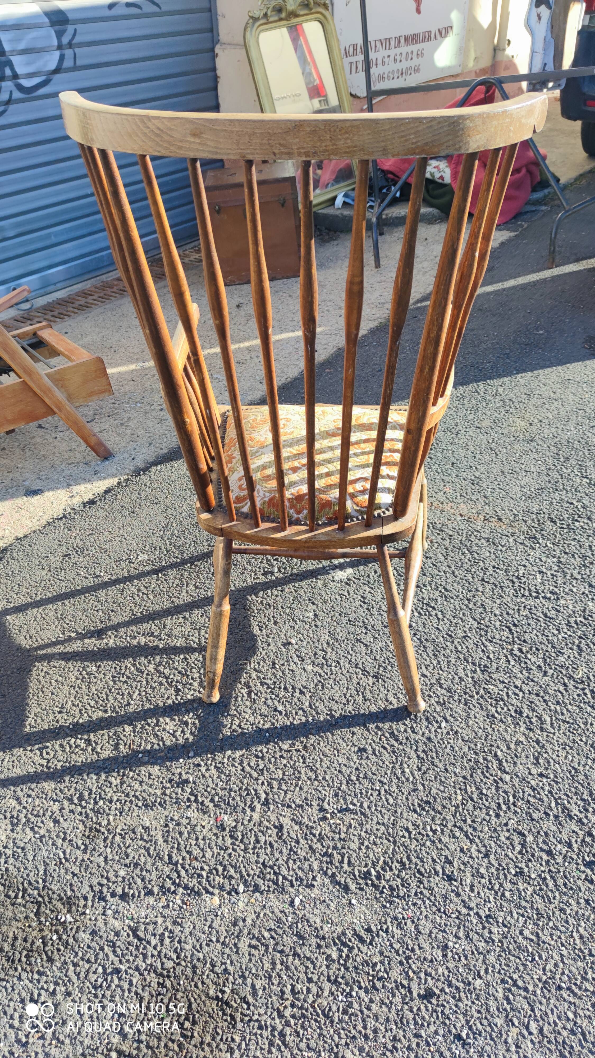 Fauteuil à haut dossier vers 1950/60