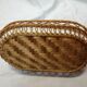 Braided rattan basket