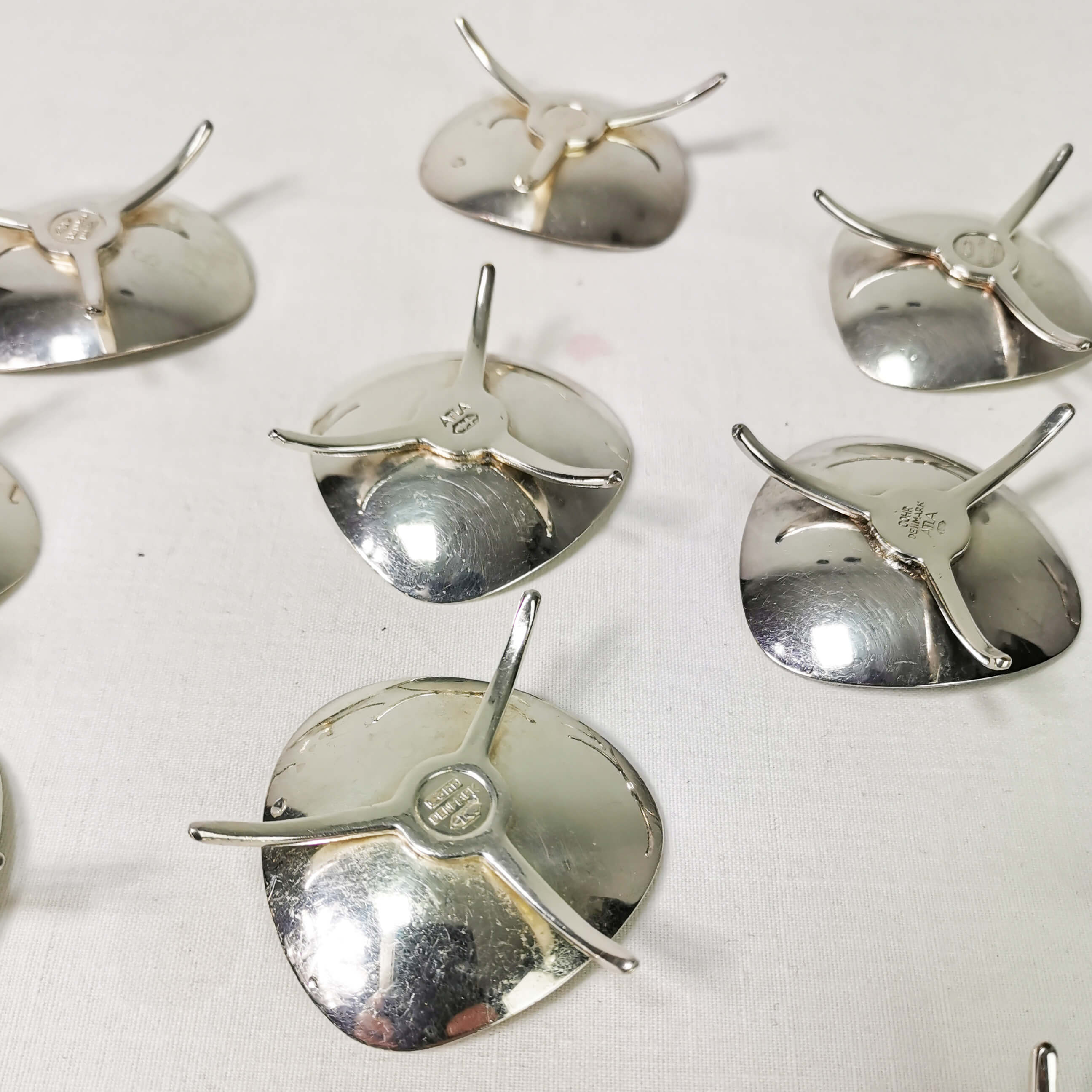 Set (14 pcs) of candlesticks manufactured by Atla, in Denmark, 1960s,