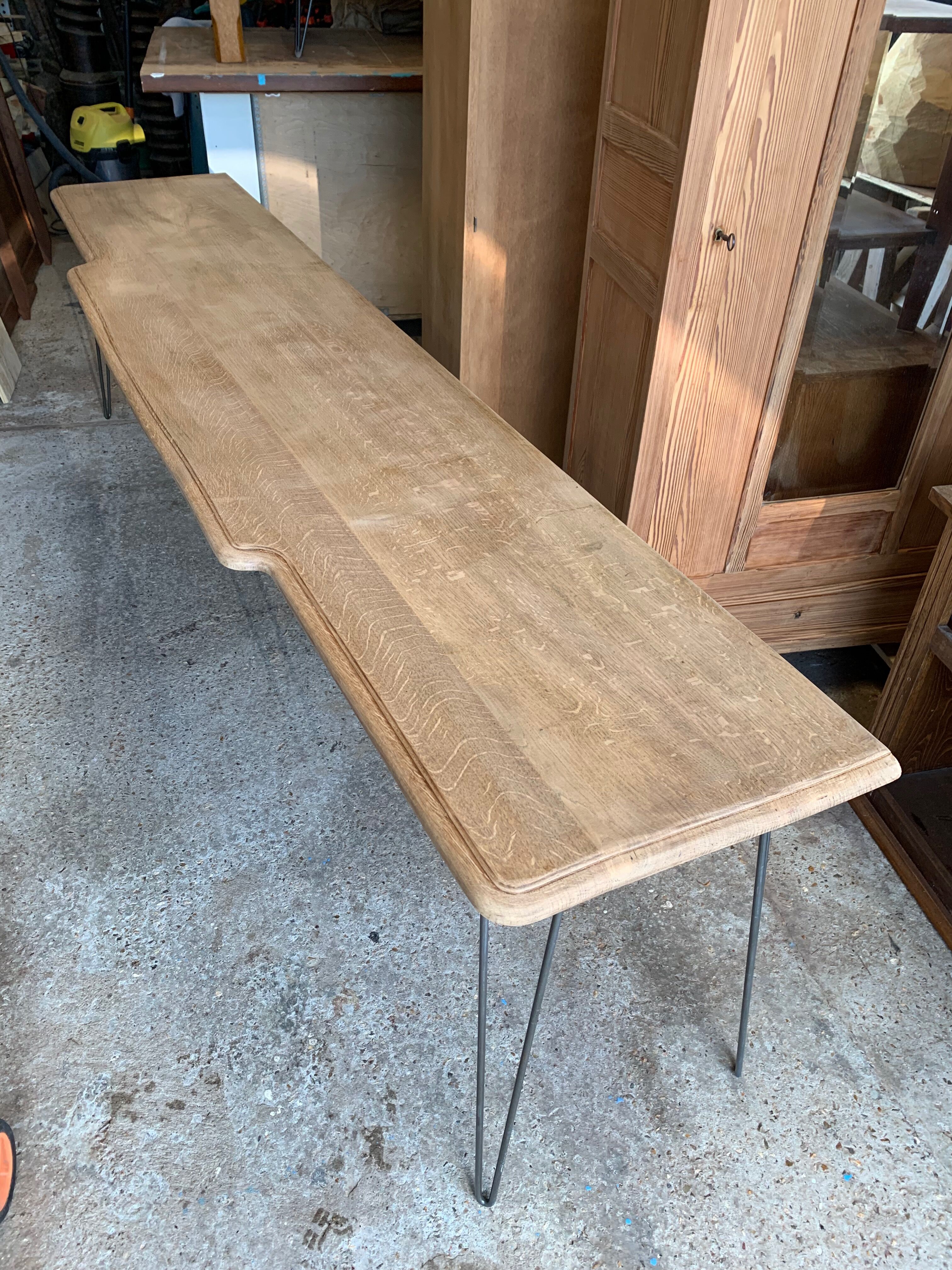 Oak console (long length)
