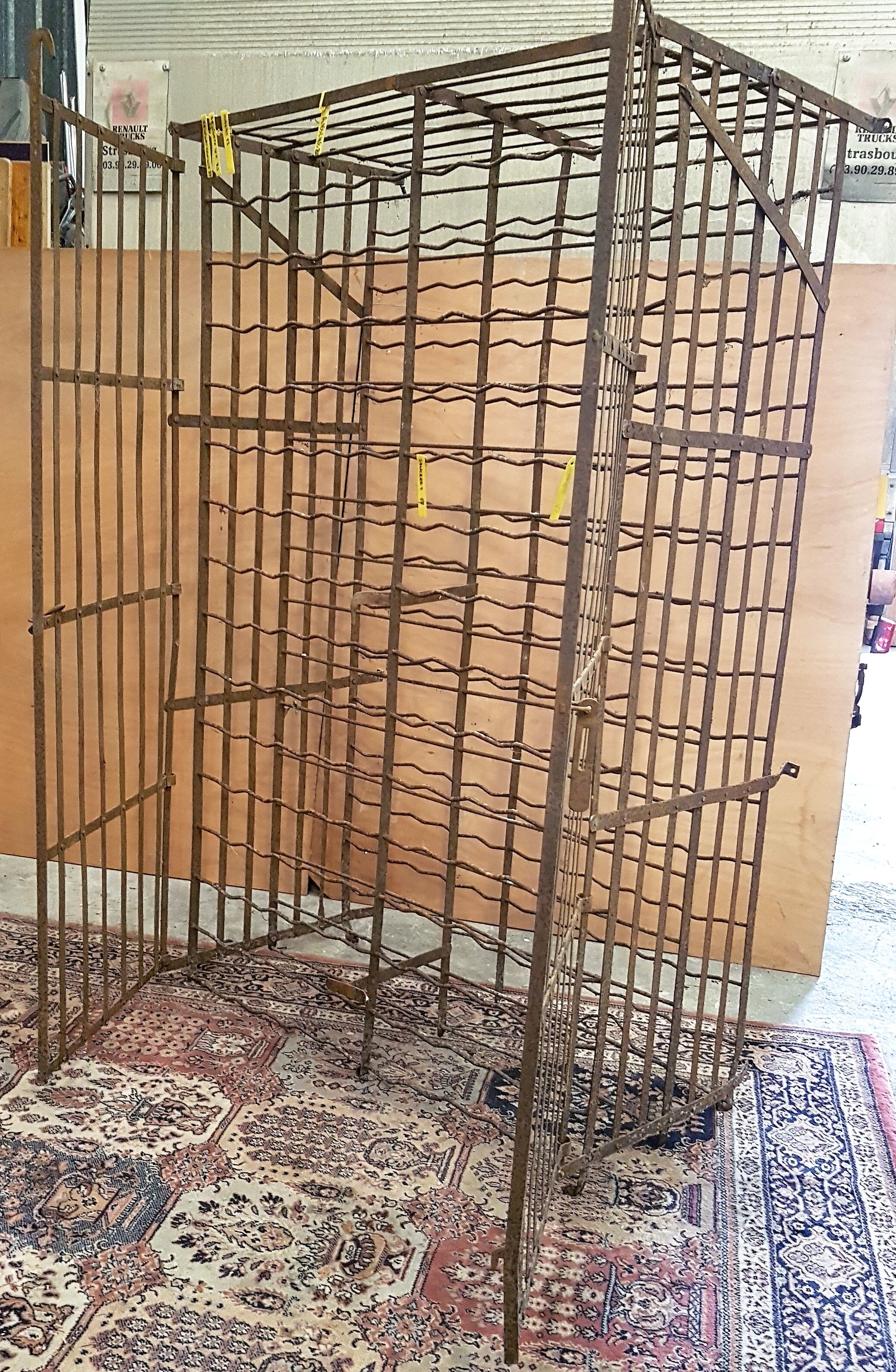 Old locker stores 140 bottles of old cage wines