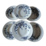 6 Terre de fer HB & Cie deep plates