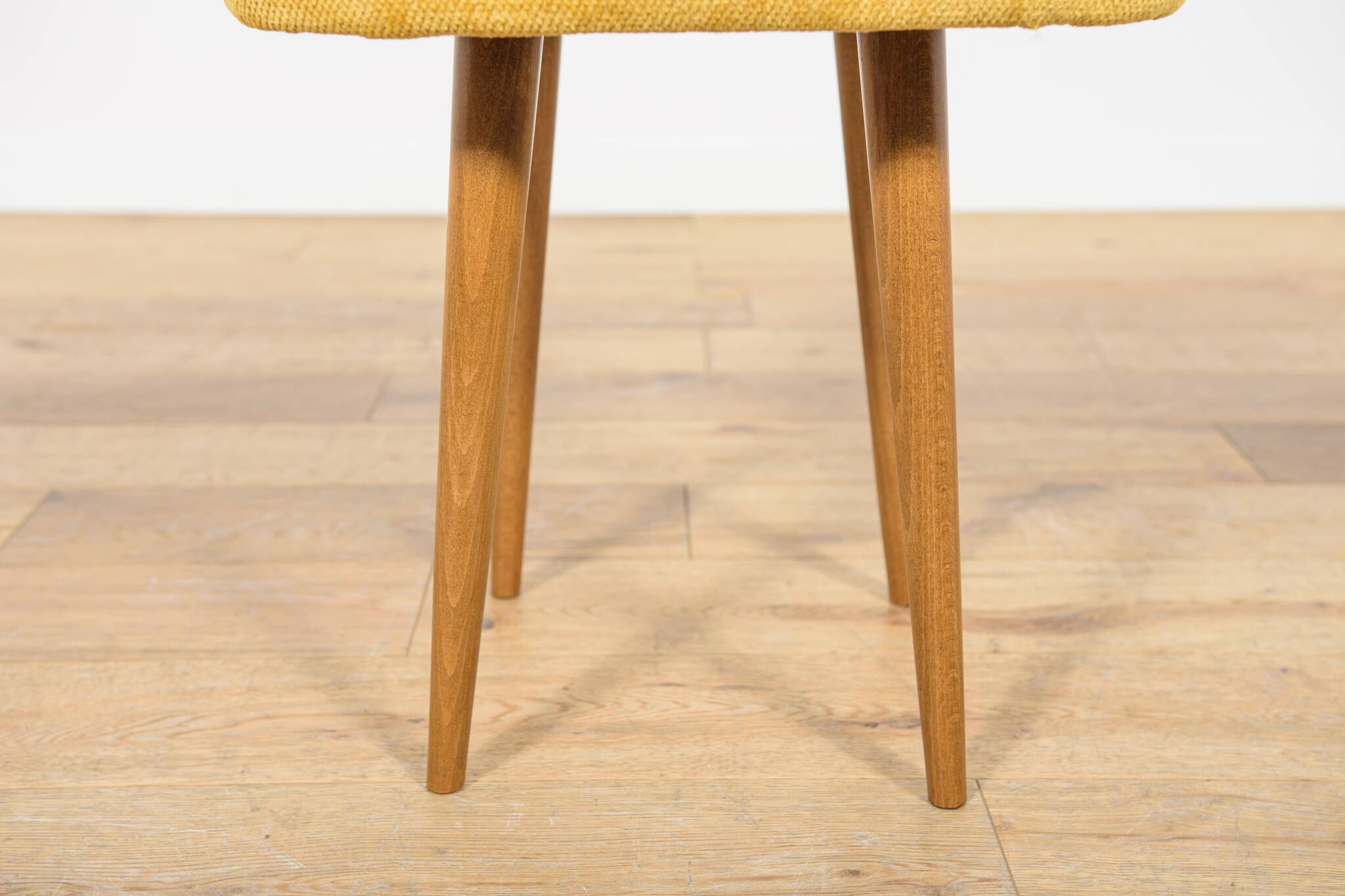 Mid-Century Teak Stool, Poland, 1970s