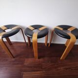 Set of 3 Pallar stools Magnus Olesen