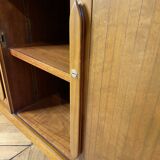 Curtain door sideboard