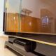 Art Deco Sideboard with Vitrine in Macassar Ebony & Maple, Paris, 1930s