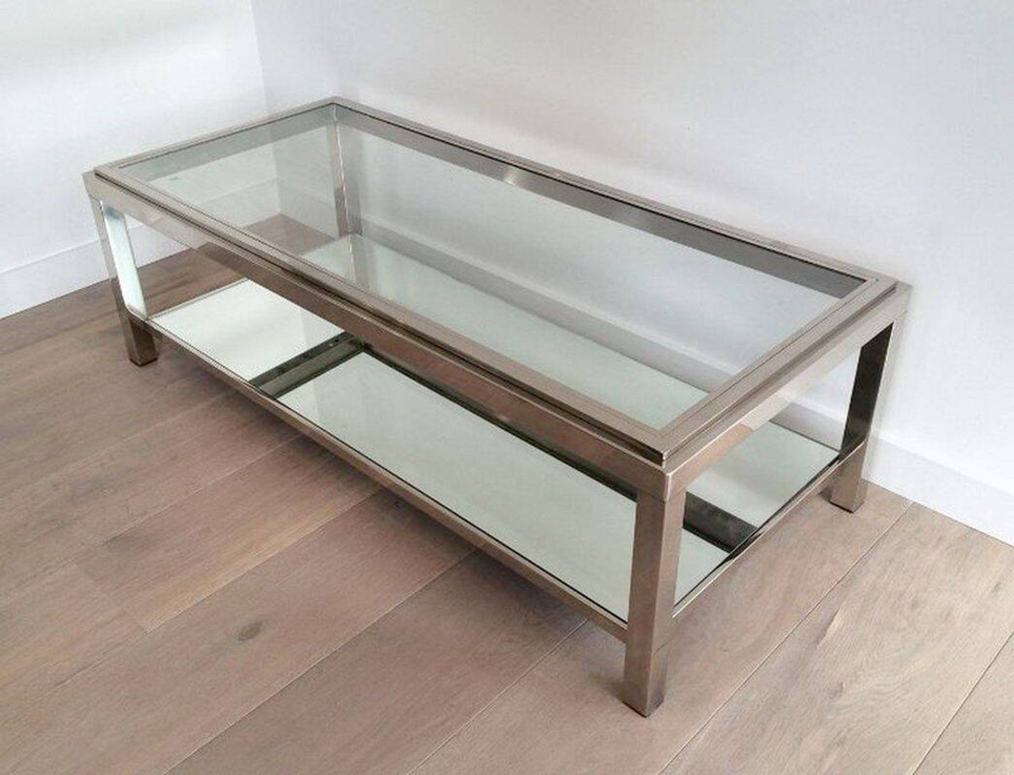 Chrome coffee table