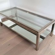 Chrome coffee table