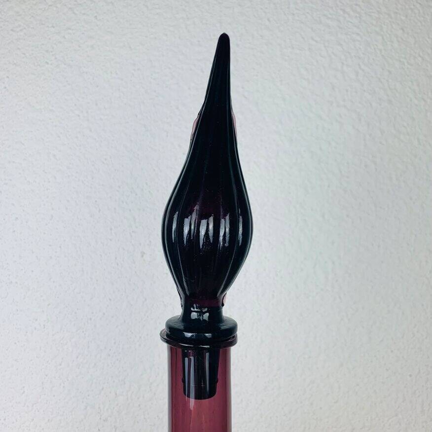 Empoli Italian carafes 66 cm mouth blown glass