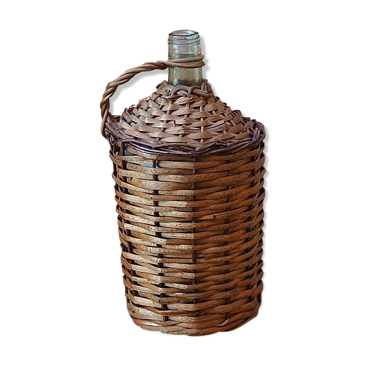 Demijohn in rattan