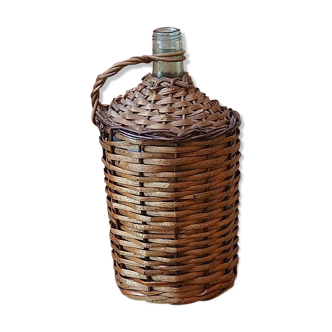 Demijohn in rattan