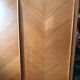 Armoire portes coulilssantes vintage des années 50 circa 1950 1960 style prouvé perriand moderniste
