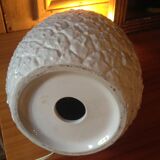 Lampe ananas porcelaine 1970