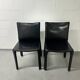 Set 2 chaises Cab 412  Mario Bellini pour Cassina