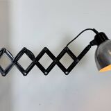 Industrial Midcentury Scissor Wall Lamp, 1950s