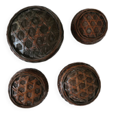 Paniers en osier tressé