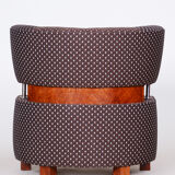 Avant-garde armchair made in 1920s france. fully restored