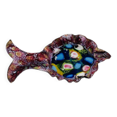 Coupelle Poisson Vintage Émaux sur Cuivre Moderniste 70s